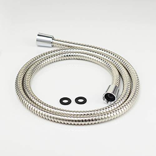 Purelux Shower Hose, 60 Inches Universal Handheld Showerhead Hose Made of Stainless Steel, Polished Chrome Finish - size: 60 Inches