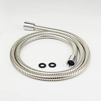 Purelux Shower Hose, 60 Inches Universal Handheld Showerhead Hose Made of Stainless Steel, Polished Chrome Finish - size: 60 Inches