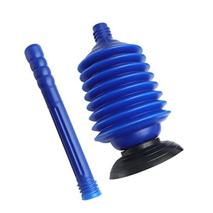 Toilet Clog Remover High Pressure Plunger for Bathroom Toilet Cleaning Tool Eco-Friendly Blue