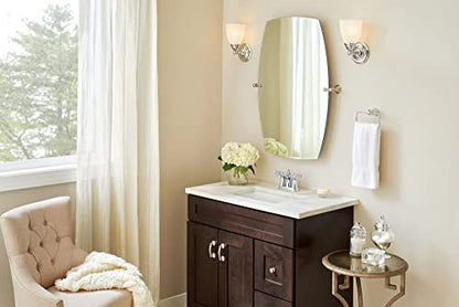 Moen Dartmoor Chrome Traditional Two Handle Centerset Bathroom Sink Faucet, 6802 - color: Chrome