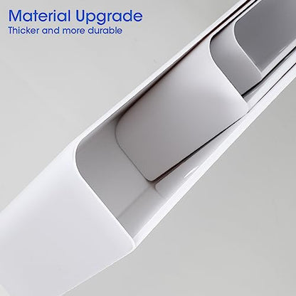 Picowe 3 PCS Magnetic Laundry Storage, Magnetic Storage Box for Laundry Room, Kitchen, Bathroom, Office, Space-Saving Trash Container Hanging on Dryer, Washer or Wall Mount Trash Bin (White) - size: L+ M + S - White