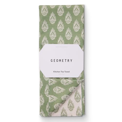 GEOMETRY Kitchen Tea Towels - Quick Dry Microfiber Dish Towels for Kitchen - Henley - 18" x 30" - 1 Pack - color: Henley, style: Kitchen Towel - Double