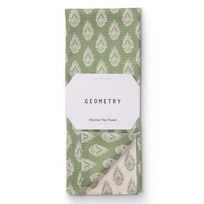 GEOMETRY Kitchen Tea Towels - Quick Dry Microfiber Dish Towels for Kitchen - Henley - 18" x 30" - 1 Pack - color: Henley, style: Kitchen Towel - Double