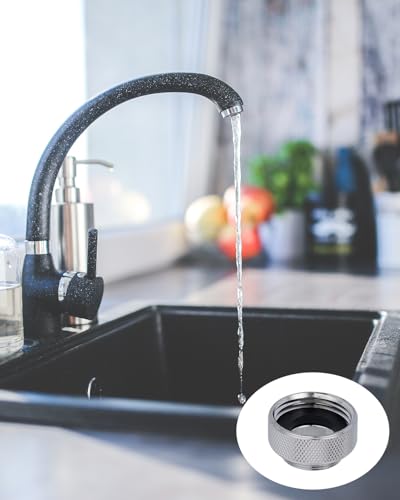 Hibbent 11 Pieces Faucet Adapter Kit, Kitchen Sink Brass Aerator Adapter Set, Male Female Sink Faucet Adapter Connecting Style Faucets, Standard Hose, Chrome Finished - style: Faucet Adapter