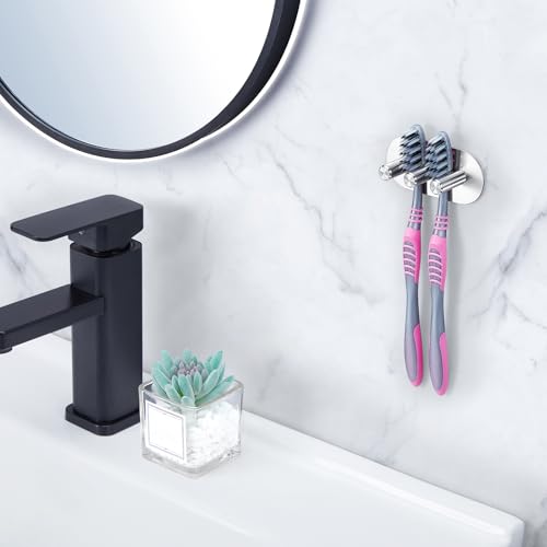 Electric Toothbrush Head Holder, Toothbrush Holders Wall Mounted, Adhesive Tooth Brush Head Holder Organiser, Electric Toothbrushs Holder, Shower Tooth Brushing Holder (Silver, Small) - color: Silver, size: Small