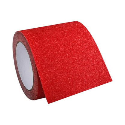 PVC Antislip Floor Tape Strips Roll with Adhesive Backing for Enhances Safety Stair Step Bathroom and Kitchen Waterproof - color: Bright Color