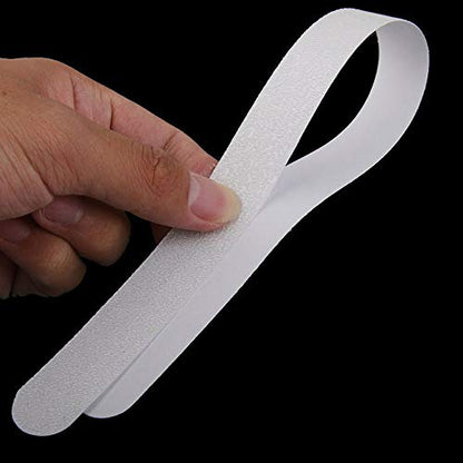 Non Slip Bath Stickers 18pcs, Safety Shower Treads Strips, Bathtub Anti-Slip Stickers, Anti Skid Tape for Shower,Tub, Steps 15Inch by 0.8Inch,Clear | Non Slip Bath Stickers, Safety Shower Treads Strips, Clear Anti Skid Tape for Shower Floor, Tub, Stairs,