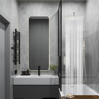 Midanya Shower Faucet Set with Handheld Sprayer,10 Inch,Brushed Nickel | Rough-in Shower Valve and Trim Kit Included,Square Rain Head,Wall Mount Shower System,All Metal,Bathroom - color: Nickel, size: 10 Inch