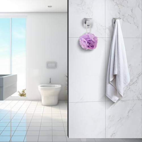 Towel Hooks for Bathrooms Robe Hook Coat Hook 4 Pack Brushed Nickel Stainless Steel Heavy Duty 33 Lbs Wall Mounted Square Hooks for Bathroom Kitchen Bedroom - color: Brushed Nickel