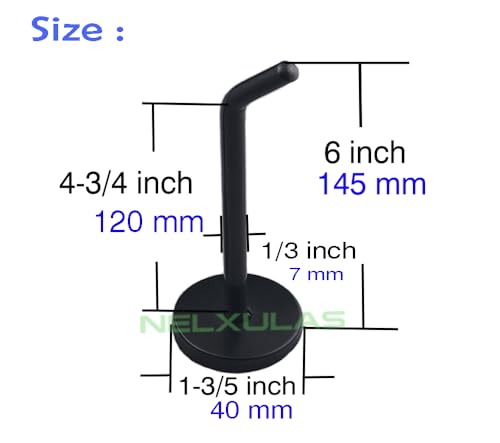 Classic Black Stainless Steel Heavy Duty Coat Hook, Durable Robe Hanger Wall Mount Hook, Perfect Touch Your Bathroom, Bedroom, Closets, Wardrobe, Kitchen (6", 4 PCS) - size: 6", 4 PCS