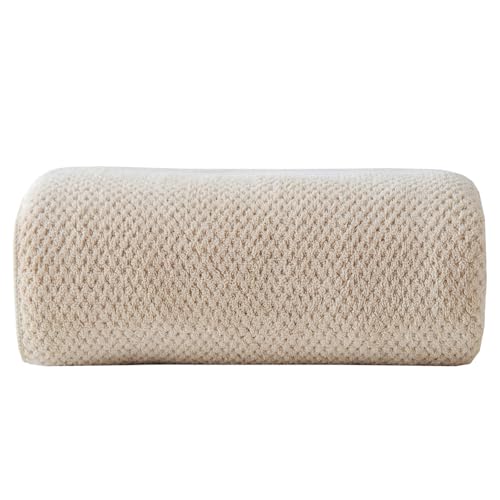 40x80 Inches Bath Sheets Towels for Adults Oversized Bath Towels Extra Large Luxury Super Soft Absorbent Quick Dry Microfiber (Beige, 1PCS) - color: 02_beige, size: Bath Sheet-1PCS
