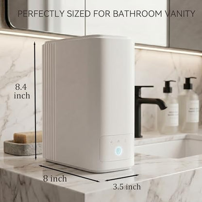 Hot Towel Dispenser, 5s Instant Heating Automatic Facial Towel Warmer (131°F), Jam-Free Compressed Towel Machine for Skincare, Sensitive Skin & Baby Care, with 20 Compressed Towels - size: Towel Machine