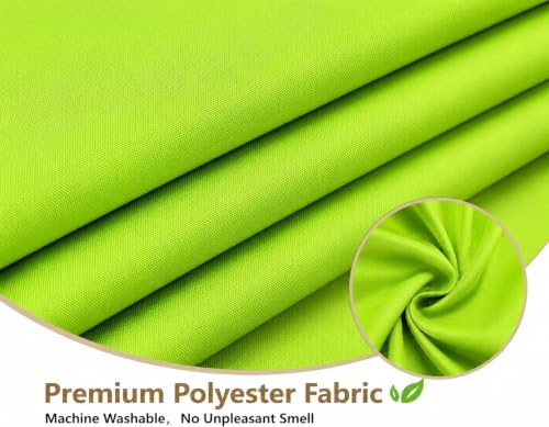 BH Home Shower Curtain Polyester Fabric Water Resistant Shower Curtain or Liner. Hotel Collection Quality.(Lime Green) - color: Lime Green