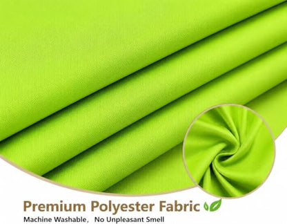 BH Home Shower Curtain Polyester Fabric Water Resistant Shower Curtain or Liner. Hotel Collection Quality.(Lime Green) - color: Lime Green