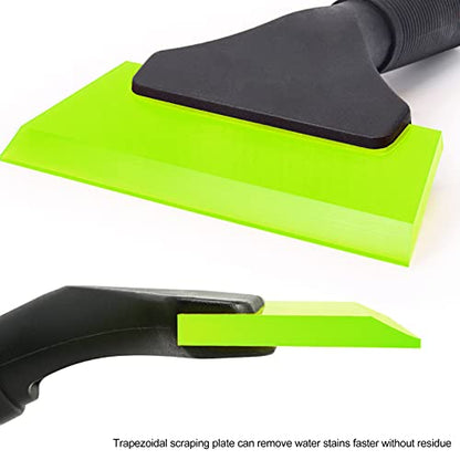 EHDIS Small Squeegee 5 inch Rubber Window Tint Windshield Scraper for Car,Glass, Mirror, Shower, Door,Bathroom Cleaning(Green, 2) - color: Green