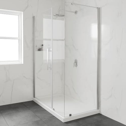 OVE Decors 54x32" Shower Base, White - size: 54 x 32, style: Side Drain