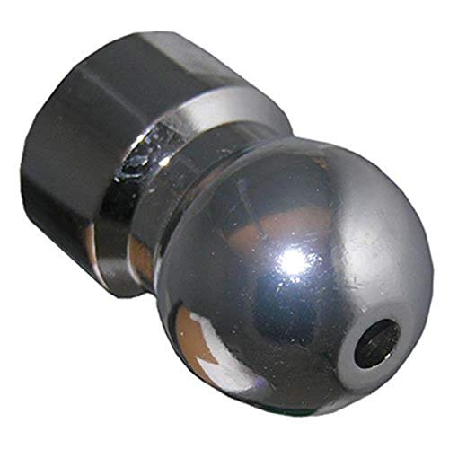 LASCO 08-2465 1/2-Inch Iron Pipe Shower Arm Ball Adapter, Chrome Plated