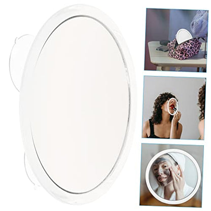 GALPADA Round Magnifying Mirror Lighted Makeup Mirror Suction Cup Vanity for Bathroom