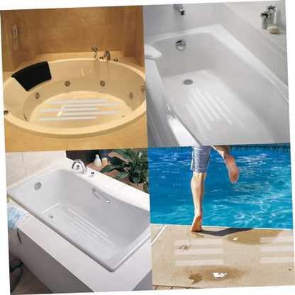 Healifty 36pcs Slip Strips Bath Safety Strips for Bathtubs Showers Stairs and Floors Adhesive Stickers - size: 38X2cm