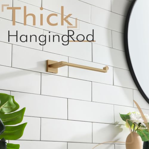 KOKOSIRI Towel Bar for Bathroom Wall Hand Towel Rack Holders Champagne Bronze Stainless Steel Heavy Duty Bathroom Organization and Storage, B3006CPG - color: Champagne Bronze