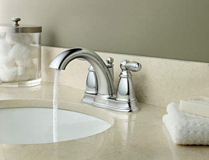 Brantford Two Handle Centerset Bathroom Faucet Finish: Chrome
