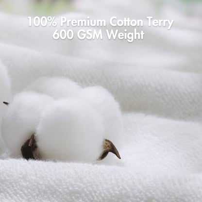 Madison Park Roan Border Cotton Bath Towel Set Absorbent, 6 Piece, Beige | Microfiber, Soft Pile, Machine Washable, OEKO-TEX Certified, Plush Bathroom Mat, Non Slip TPR Backing - color: Beige
