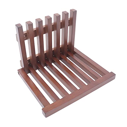 Wall-Mounted Folding Bench for Adults, Maximum Load 220.5lbs | Solid Invisible Changing Entryway Shoe Bench for Seniors Adults Disabled, Wood Color for Behind Doors Bathrooms Shoe Cabinets