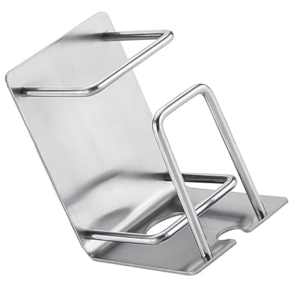 LIFKOME Wall Mounted Toothbrush Holder and Toothpaste Holder 304 Stainless Steel Nail-Free Bathroom Organizer with Rinsing Cup for Home and Travel