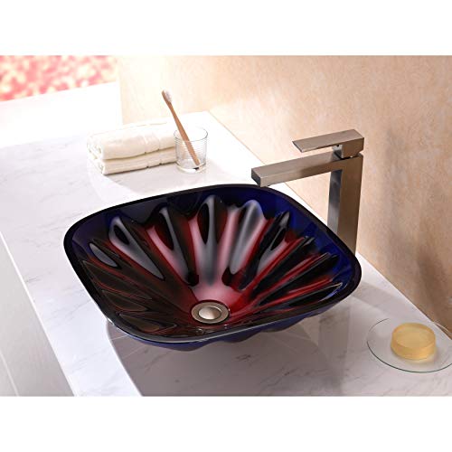 ANZZI Tempered Glass Vessel Sink - Multi - Depth Series LS-AZ210 - ANZZI - style: Contemporary