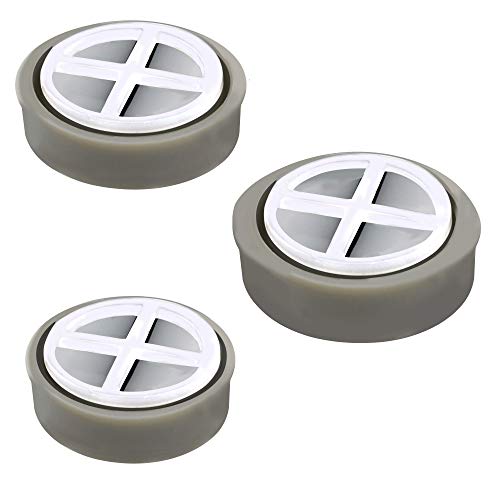 YOO.MEE 2.5 GPM Flow Restrictor Set, Multi-Hole Fit, 3-Pack | Fits 0.48''(12mm), 0.552''(14mm), 0.591''(15mm) holes, for fixed or handheld showers, water-saving