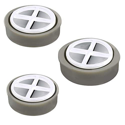 YOO.MEE 2.5 GPM Flow Restrictor Set, Multi-Hole Fit, 3-Pack | Fits 0.48''(12mm), 0.552''(14mm), 0.591''(15mm) holes, for fixed or handheld showers, water-saving