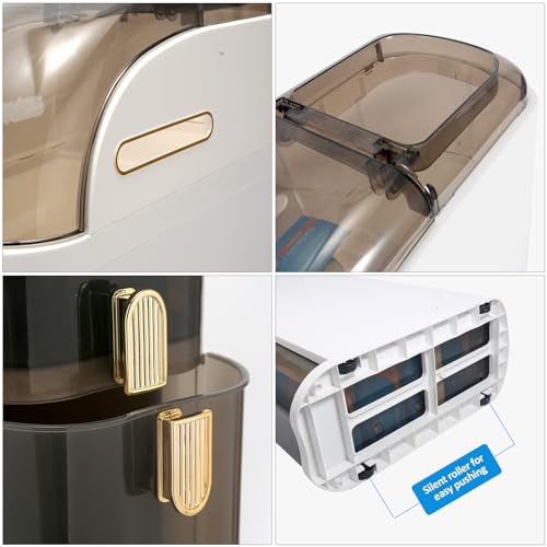 Bathroom Floor Cabinet/Narrow Bathroom Storage Cabinet | Mobile and No Installation Required, Perfect for Small Space Laundry Rooms, Toilet Areas and Living Room Gaps - size: 3-Tiers