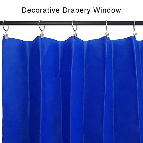 100 Pack Curtain Rings with Clips, Drapery Clip with Rings, Drapes Rings 1.26 in Interior Diameter, Fits up to 1 in Curtain Rod, Matte Silver - color: Matte Silver, size: 1.26" I D 100 Pack