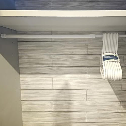 6 Pack Tension Rods, Shower Curtain Rods 7-11 inches Adjustable Spring Steel Cupboard Bars Tension Curtain Rod Shower Rod Closet Rod Curtain Rods for Windows, (White, 7-11 in-6 Pcs) - color: White, size: 7-11"-6Pcs