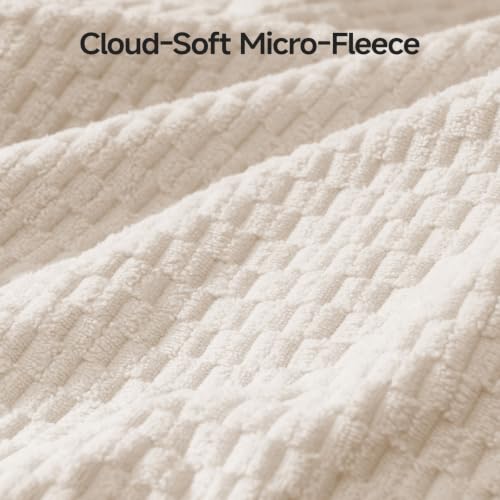 ecolook Microfiber Towel Set of 6, Beige | Ultra-Soft & Oversized, Absorbent & Quick-Drying | 2 Bath Sheets, 2 Hand Towels & 2 Washcloths - color: Beige