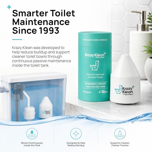 Krazy Klean Toilet Cleaner - Toilet Tank Cleaner - Continuous Flush, 1 Ct
