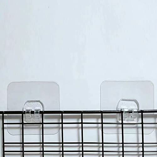 12 PCS Wall Mounted Replacement Sticky Pads for Kitchen Bathroom Shower Caddy Organizer Rack Holder Nail Free Adhesive Hooks (Claw Shape) - color: Claw Shape