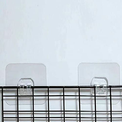12 PCS Wall Mounted Replacement Sticky Pads for Kitchen Bathroom Shower Caddy Organizer Rack Holder Nail Free Adhesive Hooks (Claw Shape) - color: Claw Shape