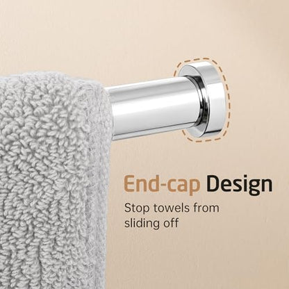 KES Swivel Towel Rack, Swing Arm Towel Bar 4-Arm Extra Long 19.5" Swing Out Towel Rack for Bathroom Wall, Hand Towel Rack Wall Mounted 18/8 Stainless Steel Polished Finish, A2103S4L50 | Swing Out Towel Rack for Bathroom Wall, Hand Towel Rack Wall Mounted,