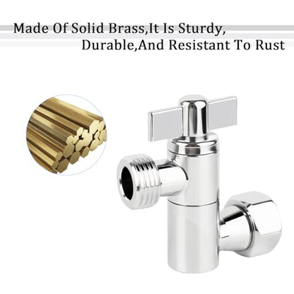 Adjustable Shower Head Extension Adapter, 360° Rotatable Angle | All-Metal Adapter, fits fixed & rainfall shower heads, easy installation, corrosion-resistant chrome finish