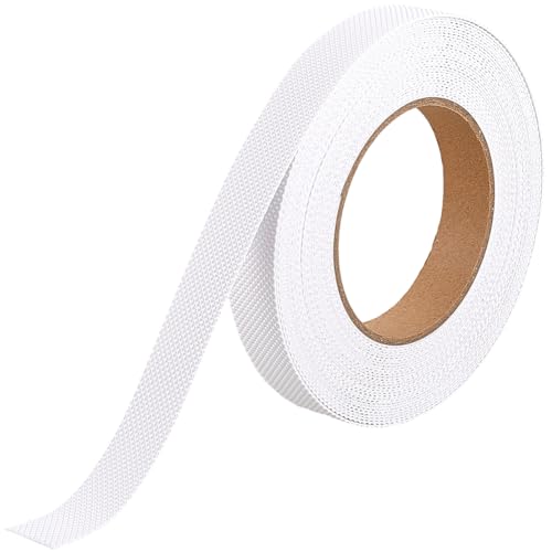 CREATCABIN Grip Tape Roll Waterproof White Grip Tape Safety Non Skid Strips for Furniture Anti Slip Mobile Device Grip Fixed Outdoor Stairs Home Bathtubs Bathroom Floor Kitchen Adhesion Use 394x0.8in - style: white