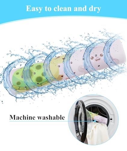 Secopad Bathtub Mat Non Slip, Cute Tub Mat, 40" x 16", Pink Sea Animals | Rectangular, Anti-Slip, Machine Washable, with Drain Holes and Suction Cups,For Bathtub and Shower Floor, for Toddler & Kids - color: Pink Sea Animals