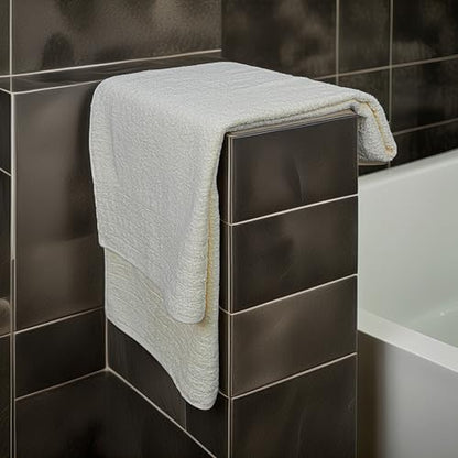 2 Piece Extra Large Bath Sheets 35 x 70 Inches, Cream | 100% Cotton, Larger & Lighter Weight, Quicker to Dry, Super Soft & Absorbent, Oversized Bath Towels - color: Cream