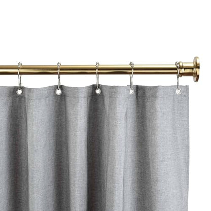 Cameo Adjustable Shower Curtain Rod 42” -72”, Spring tension Stainless Steel Telescoping Rod, Heavy Duty, Rust Resistant, No tools Needed