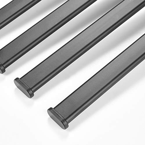 Swivel Hand Towel Bar Bathroom Swing Hanger Towel Rack Holder Matte Black Finish, Wall Mounted, 4-Arm - size: 4-Arm