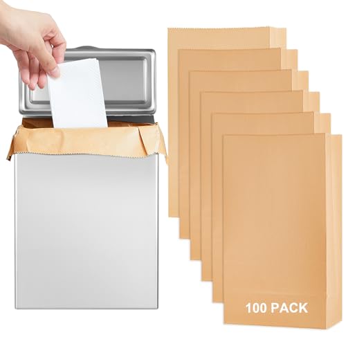 Tioncy 1 Pcs Sanitary Napkin Receptacle with 100 Feminine Hygiene Liner Bag Wall Mounted Tampon Holder for Bathroom Sanitary Napkin Disposal Bags Tampon Disposal Bin for Home Public Restrooms