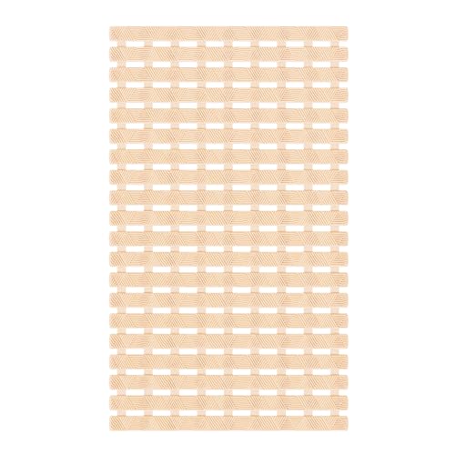 Bathtub Mat Non Slip - for Inside Bath Tub & Shower, Small 27x16 Inch, 180 Strong Suction Cups, Soft Textured Surface, Fast Drain & Quick Dry, Bathroom Safety Mat, Beige, Matace - color: Beige, size: 27" x 15.8" (Rectangular)
