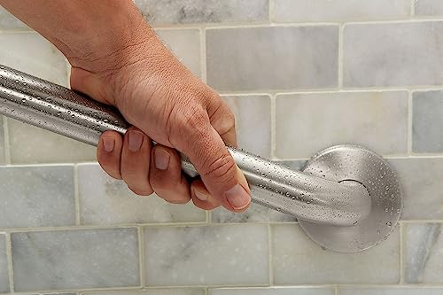 Moen 8730 Bathroom Safety 30-Inch Stainless Steel Bathroom Grab Bar with Concealed Screws, Stainless - color: Stainless, size: 30 Inch