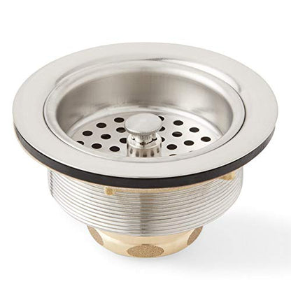 Signature Hardware 446627 4-1/2" Basket Strainer with Tailpiece - color: Stainless Steel
