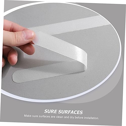 TEHAUX 4sets Non-Slip Shower Floor Strips Slip Sticker Tape for Tub Bathroom Safety